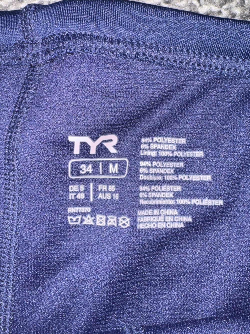 TYR Durafast Elite USA jammers Swim Size Medium - Picture 5 of 5